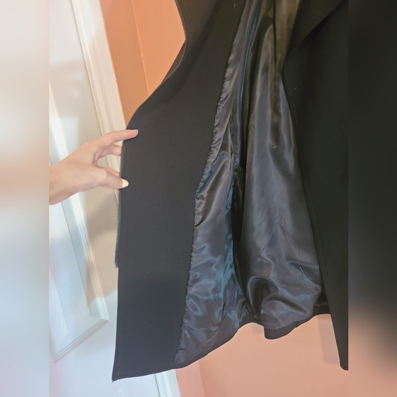 NWOT Suzy Shier Black Trench Coat/ Jacket 🌃🌴 - Picture 7 of 12